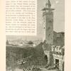 Bâb Shurky (East Gate), Damascus, an ancient Roman portal with three arches. The central and southern ones are now built up; the northern arch, now in use, is concealed by the Saracenic Gate, at right-angles with it. The Great Mosque can be seen in the distance.