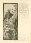 Road and tablets cut in the cliff of Wâdy Barada.  On the north or left bank of the river