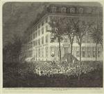 New York City -- serenade and reception to Herr Wachtel, by German musical societies of New York, at the Belvedere House, Irving Place and Fiftteenth Street, September 29th