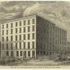 New York City flour mills, situated on the corner of Broome and Lewis Streets
