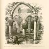Ruined mosque, north of Ba'albek.  Rudely built of ancient materials. There are ten columns of polished red granite and eighteen limestone columns, all surmounted by richly carved limestone capitals.