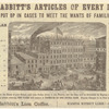 B.T. Babbitt'S Articles Of Every Day Use Put Up In Cases To Meet The Wants Of Families.