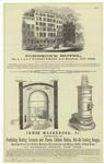 Johnson's Hotel ; James Macgregor, Jr. patentee of ventilating heating furnaces and stoves, caldron boilers, hot-air cooking ranges, baking ovens for public houses, steamboats and ships ; coffee and tee pots