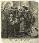 Scene in a gambling saloon