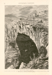 The natural bridge, Lebanon. It is called in Arabic "Jisr el Hajr" (The Bridge of Stone). It spans the chasm through which flows the Neb'a el Lebban (Fountain of Milk), one of the sources of the Nahr el Kelb (the Dog River).