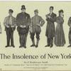 The insolence of New York