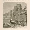 Beirût castle.  Built by the Crusaders, but partly with materials which had been used for earlier structures, for there are many granite columns introduced transversely into the lower part of the walls.