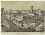 View of Washington Market, from the S.E. cor. of Fulton & Washington Sts., 1859
