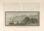 The Bay of Sideon from Sarepta. The distance from Sarepta to Sidon, in a straight line across the bay, is about ten miles.  On the extreme right, partially covered by a tree, the ruins on Tell el Burâk can be distinguished, and the Khan el Burâk . . .
