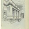 The new building of the New York Public Library