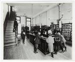 Interior of the Harlem Branch of the New York Public Library, ca. 1898