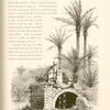 A well in a garden of Haifa, Showing a machine, called a sâkiyeh, raising water to fill the adjacent tank, on the right.