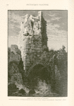 Tower of the castle at Caeserea. Built by the crusaders.  It probably occupies the site of "Strato's tower," which was succeeded by the "Tower Drusus" of Herod.