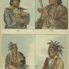 North American Indian men, 1830s