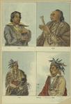 North American Indian men, 1830s
