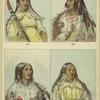 North American Indians in traditional dress, 1830s
