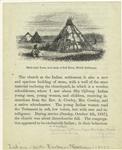 Birch-bark tents, west bank of Red River, middle settlement