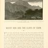 Mount Hor. The scene of the death of Aaron, called by the Arabs Jebel Harûn, "the Mount of Aaron." Its highest point is about four thousand three hundred and sixty feet above the sea level.