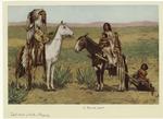 Group of North American Indians riding horses, Great Plains, ca. early 20th century