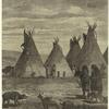 Encampment of Assinboin Indians, Montana