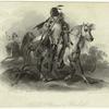 Blackfoot Indian on horseback