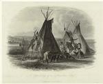 A Skin lodge of an Assiniboin chief