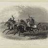 Horse racing of Sioux Indians 