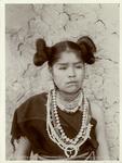 A Moki Maiden at Mashongnavi, Ariz