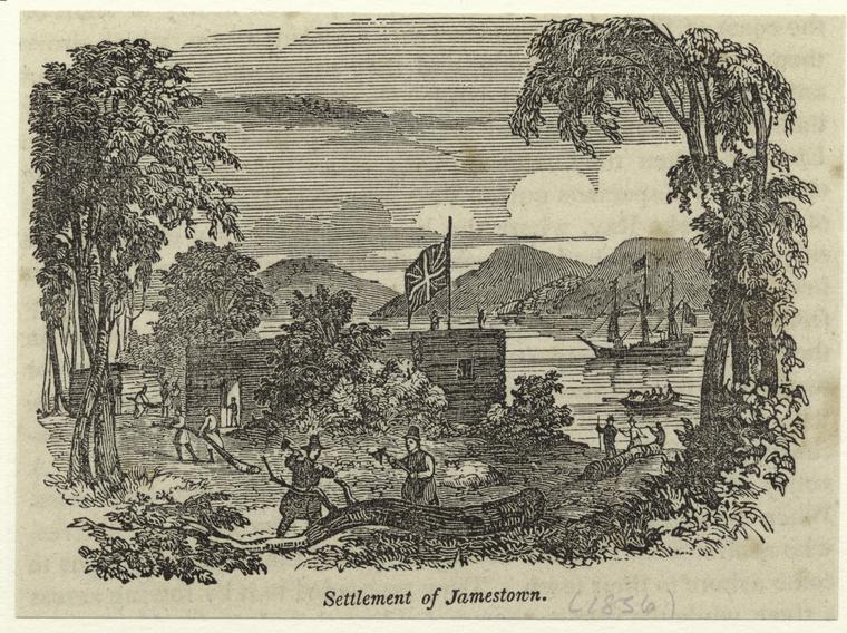 Settlement of Jamestown - NYPL Digital Collections
