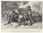 Virginians defending themselves against Indians