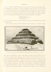 The Pyramid of Steps at Sakkârah.  Constructed of an inferior clayey kind of limestone quarried in the neighborhood.  Possibly the oldest monument in Egypt.