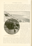 View of the Nile from the tombs of Beny Hasan. These grottos, the interior of one of which is also shown, were excavated by a single family of the time of the Twelfth Dynasty.