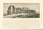 The Ramesêum. The remains of the great hypostyle of the Temple of Rameses II.  The figures of Christian slaves have been painted on some of the columns.