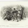 Washington subduing a camp brawl