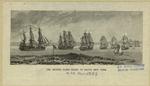 The British fleet ready to leave New York