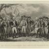 The British surrendering their arms to Gen. Washington, 1781