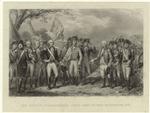 The British surrendering their arms to Gen. Washington, 1781