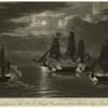 View of the action between the U.S. frigate Constitution & the British ships Levant & Cyane