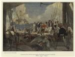 Commodore Perry receiving the surrender of the British at the battle of Lake Erie