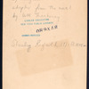 Portrait of Stanley Rignold for the stage production Becky Sharp