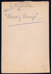 Portrait of Stanley Rignold for the stage production Becky Sharp