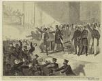 Expulsion of negroes and abolitionists from Tremont Temple, Boston, Massachusetts, on December 3, 1860