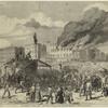 The riots in New York: The mob burning the provost Marshal's office