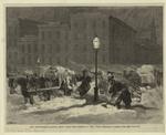 The snow-storm--carting snow from the streets of New York