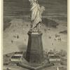 Projected Statue of Liberty for New York Harbor