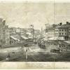 General view of Chatham St. 1858, looking down from Chatham Square