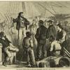 The sailors' strike--scene on Peck Slip Wharf, New York City