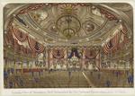 Interior view of Tammany Hall decorated for the National Convention July 4th, 1868