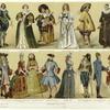 Men and women in costume, 17th, 18th, and 19th centuries