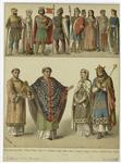 Man of the lower ranks ; Woman of rank ; King ; Warriors ; Lady ; Man of rank ; Princess ; Deacon ; Bishop ; Woman of rank ; King